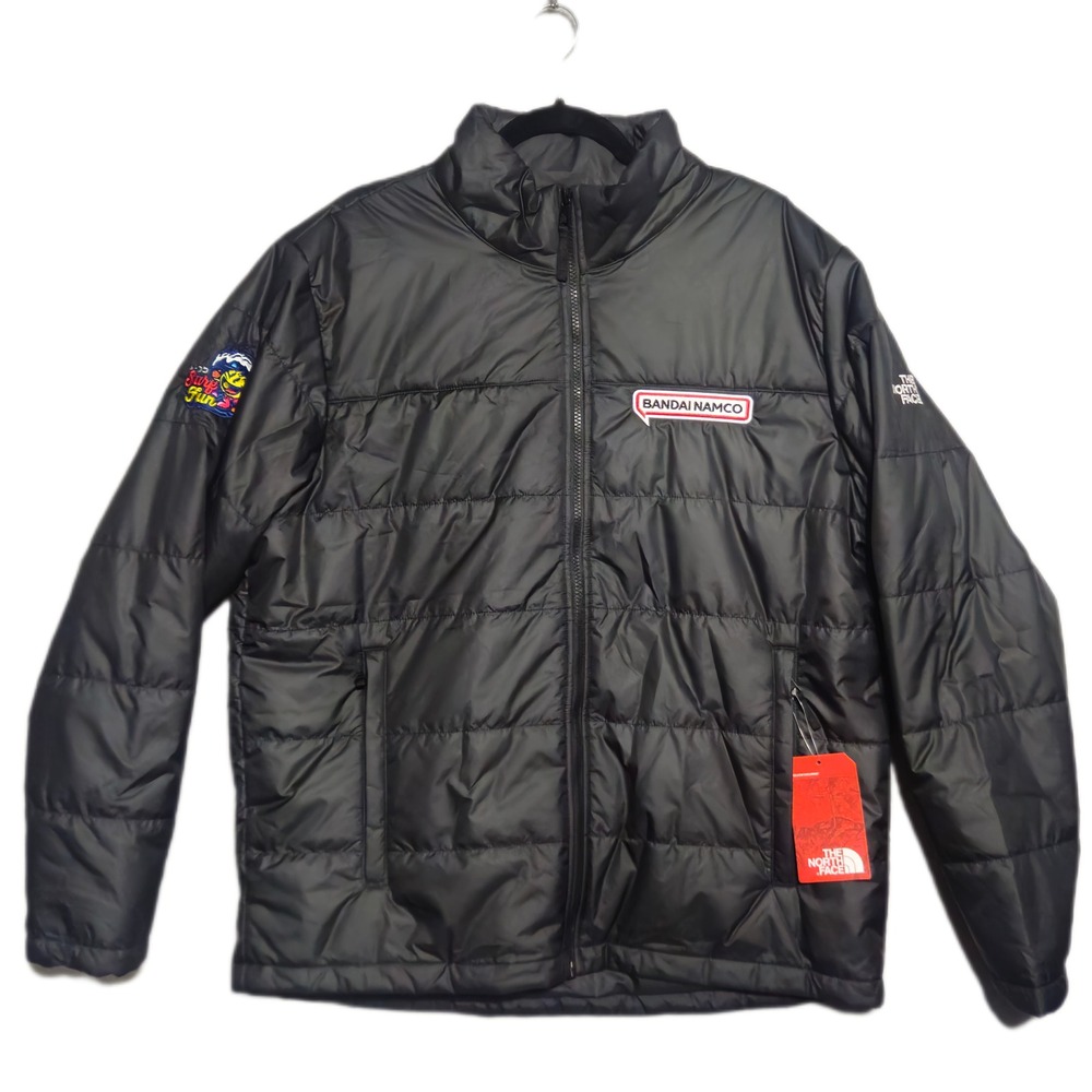 The North Face Everyday Insulated Jacket Mens XL Black Bandai Namco Pac-Man Rare